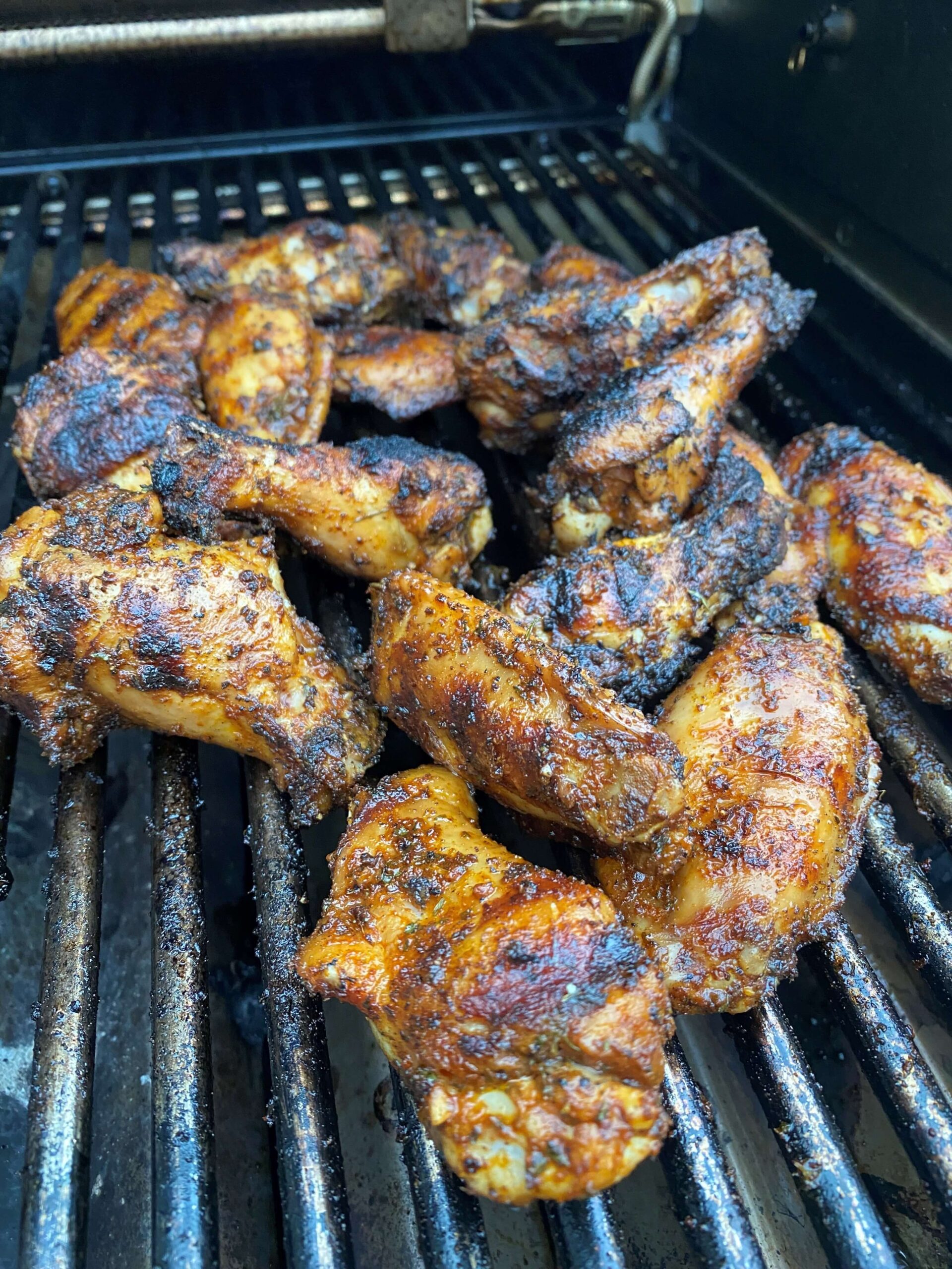 Grilled Dry Rub Chicken Wings - KirksCookingAndCocktails