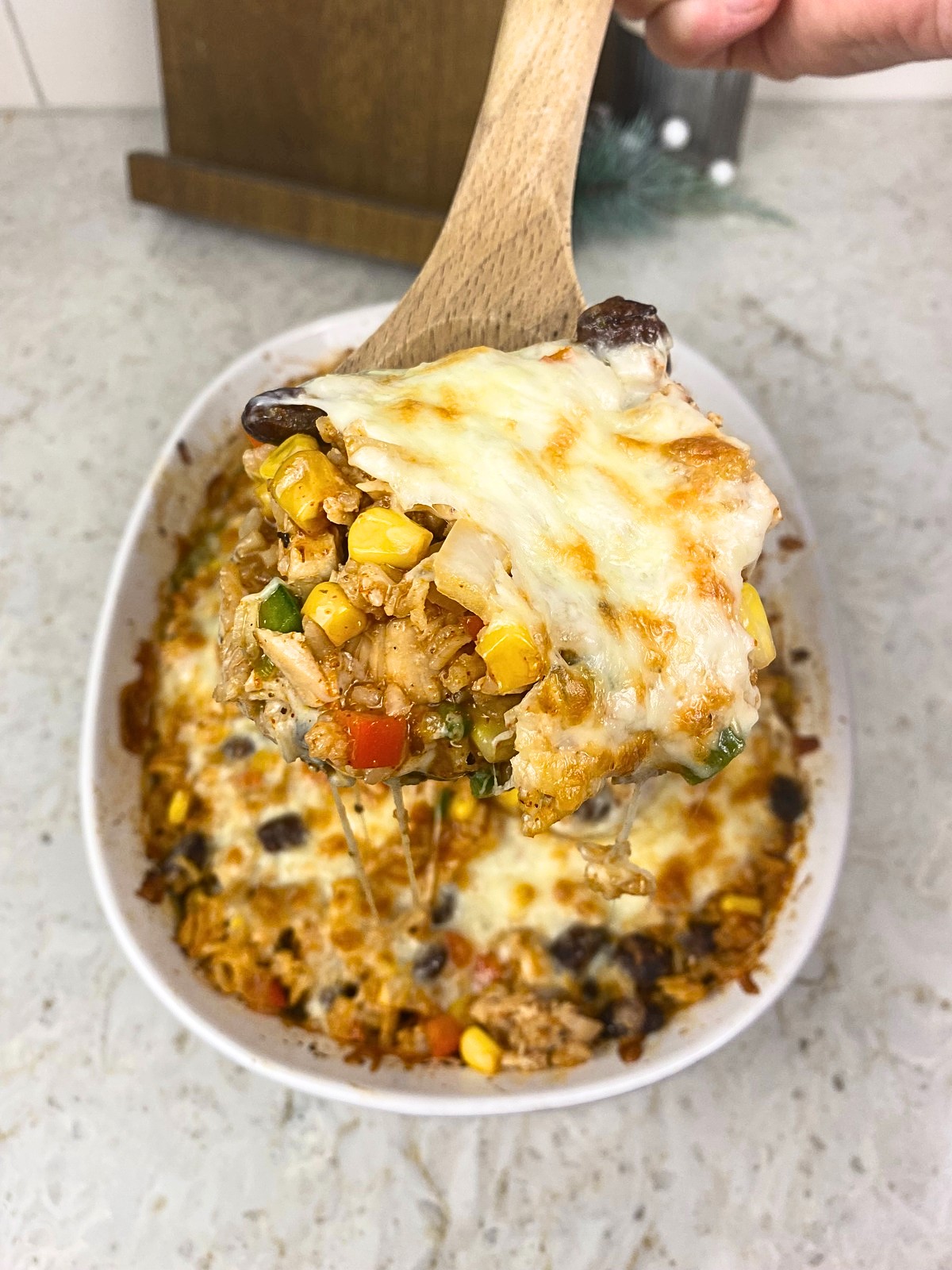 Chicken Burrito Casserole - KirksCookingAndCocktails