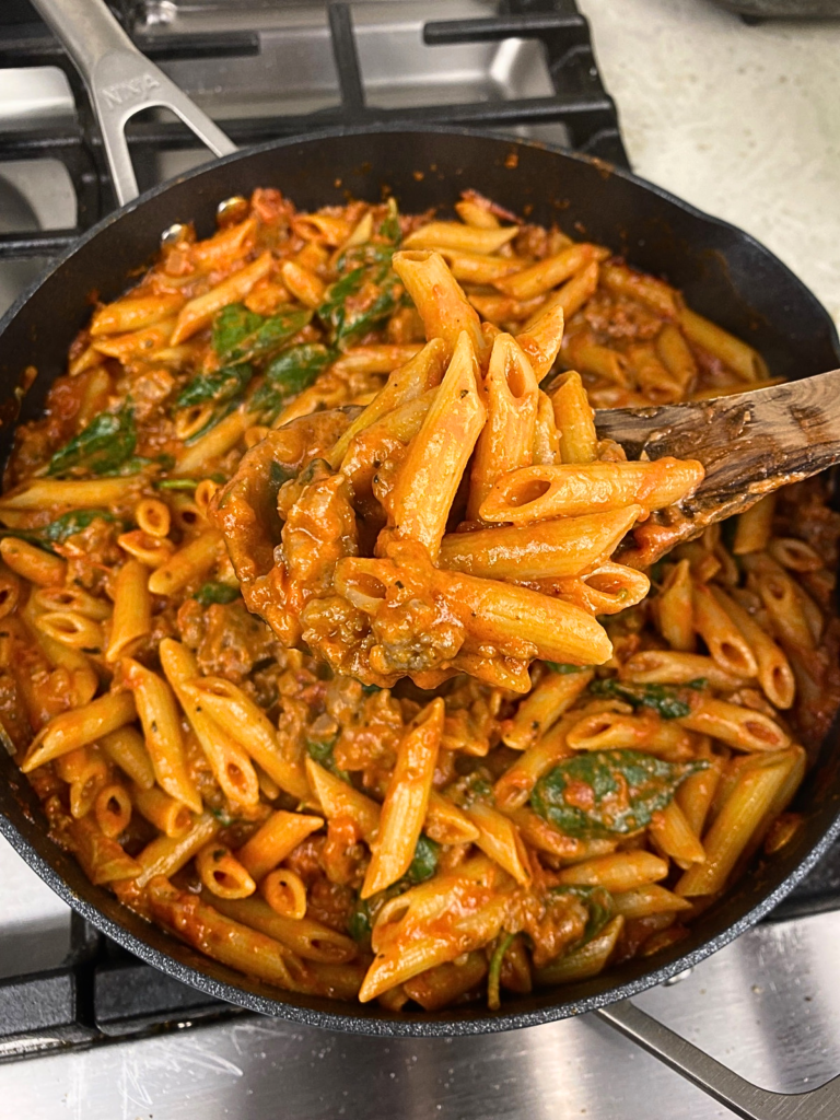 Creamy Tomato Pasta Kirkscookingandcocktails